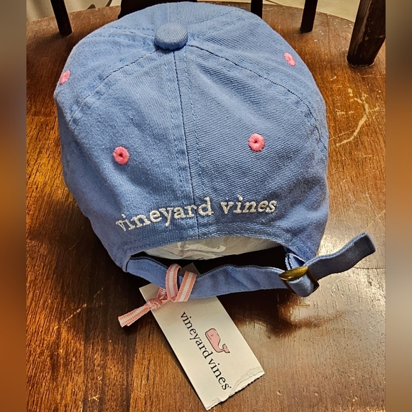 Vineyard Vines Classic Logo Cap Island Burgee Underbrim in Hypnotic Purple NWT - Picture 3 of 11